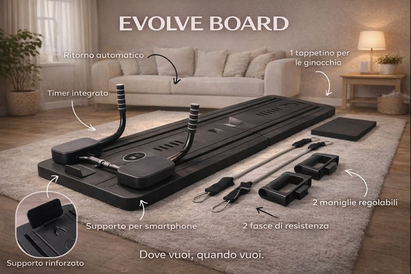 EVOLVE BOARD - Multifunctional Pilates Board