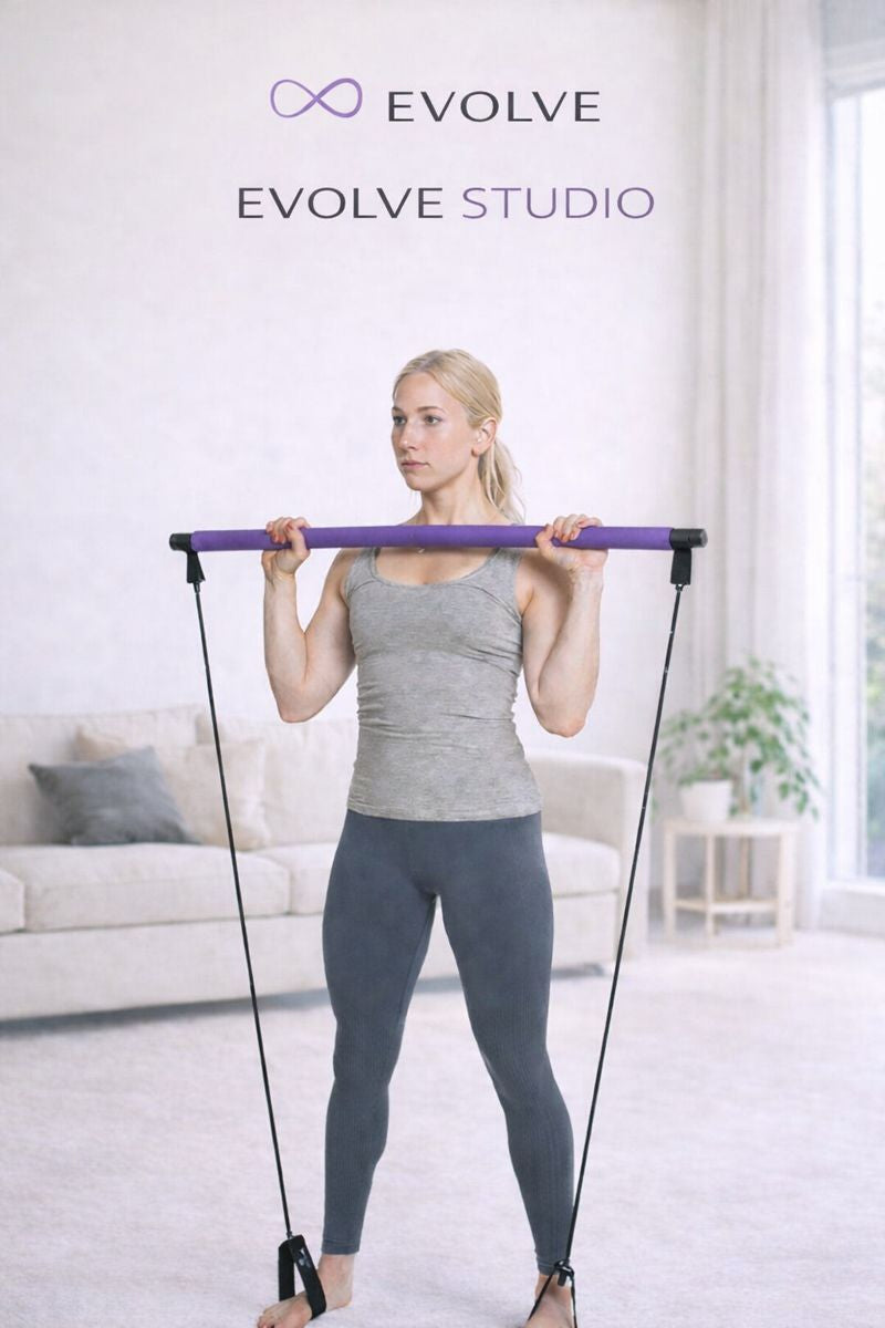 EVOLVE FLEX BAR - Barra per Pilates con Fasce elastiche resistenti